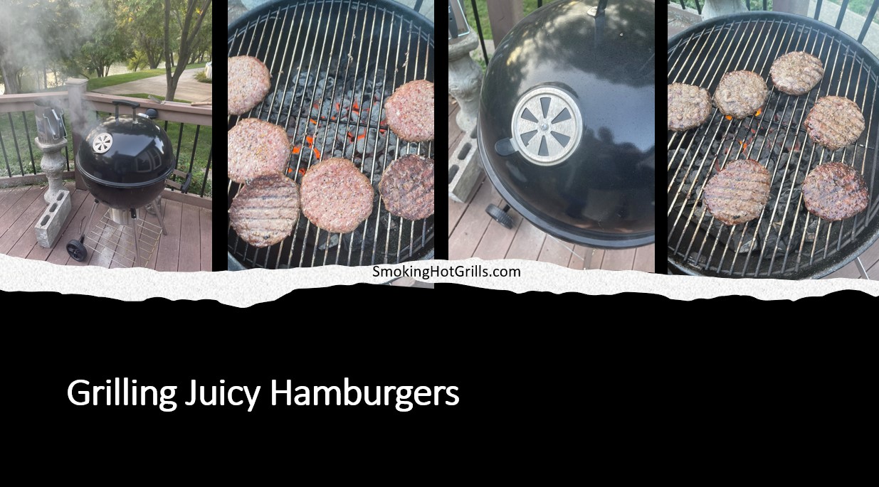 How to grill a burger! In 3 Easy Steps Smoking Hot Grills